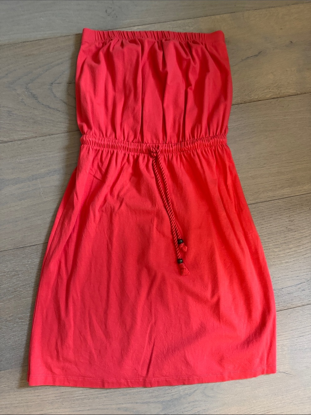 GAP Strapless Drawstring Waist Dress
